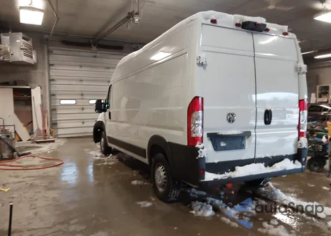 2024 Ram Promaster 2500 Tradesman High Roof 159 Wb W/Pass Seat z USA, uszkodzony, nr VIN 3C6LRVDG0RE132498
